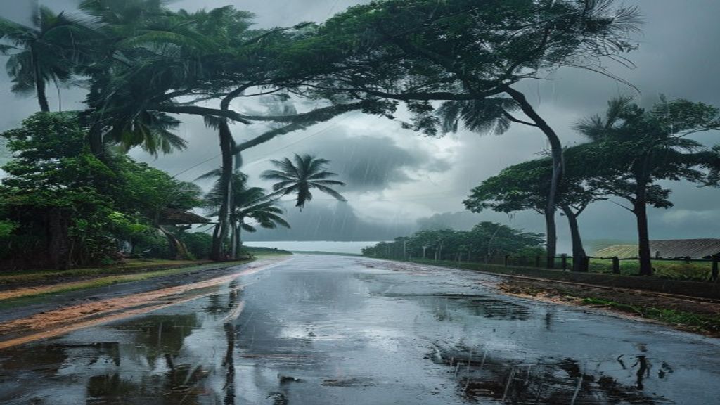 අද දිනයේ බහුතර කොටස්වල වැසි බිඳු සහ තද සුළං පවතියි