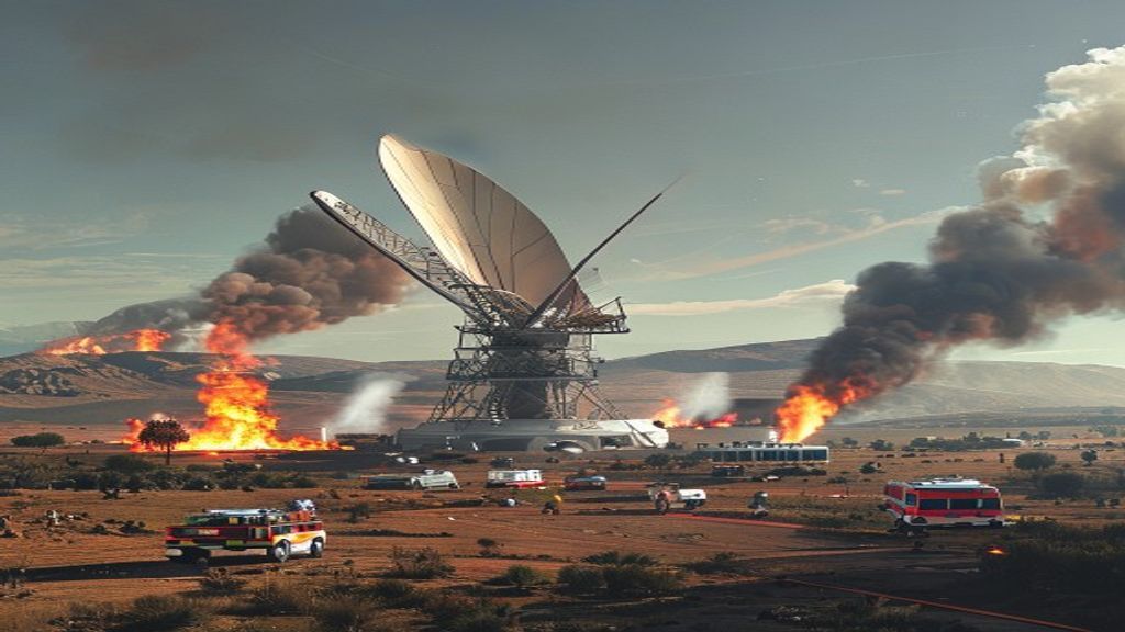 ස්පාඤ්ඤයේ NASA Deep Space Network කේන්ද්‍රය ගිනි පිපිරුමෙන් ඉවතට ගත්තා, ජාලයේ ක්‍රියාකාරිත්වයට බලපෑම