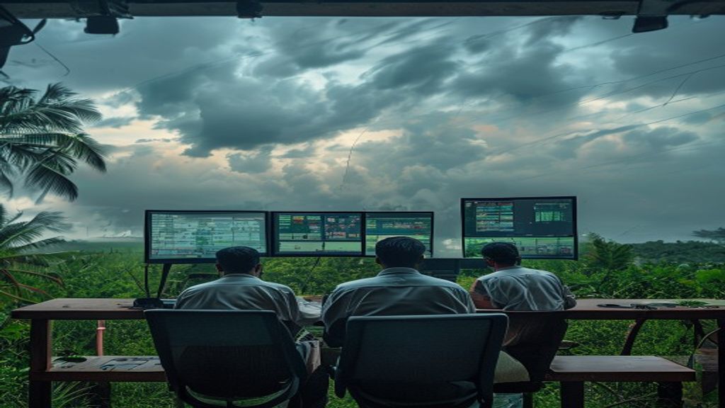 දිනපතා දකුණු පළාත්වල සුළං සහ කාලගුණය – අද දිවයිනේ බොහෝ කොටස් වියළීමේ පවතී