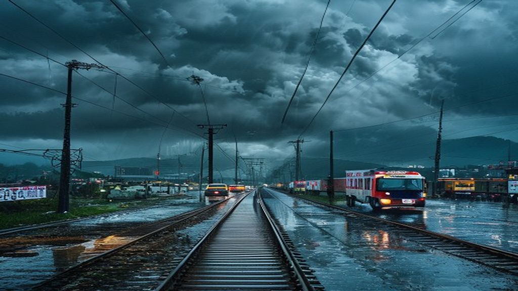චීනයේ තයිෆුන් නෝල් හමුවේ 20,000 කට අධික ජනතාව නිවාස ඉවත් කිරීම සහ දුම්රිය සේවා අත්හිටුවීම