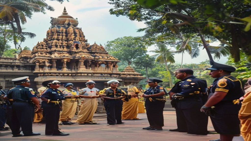 දෙවිනුවර විශ්ණු දේවාලය පේරහරේ කවඩි නර්තන කොටස ඉවත් කිරීමට පොලිස් නිර්දේශය