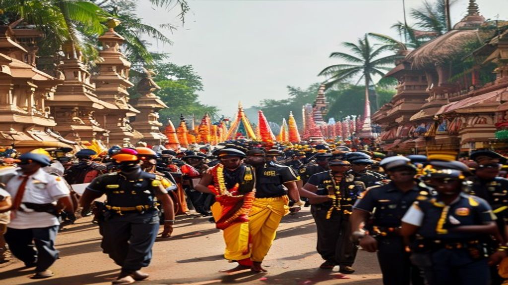 දෙවිනුවර එසලා පෙරහරට විශේෂ ආරක්ෂණ ක්‍රමයක්, කවඩි නර්තනයත් සමඟ