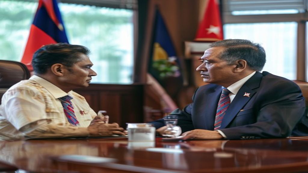 විරෝධී නායක සජිත් ප්‍රේමදාස මහතා චීන තානාපති කි ජෙන්හොං මහතා සමඟ කාරුණික හමුවක්